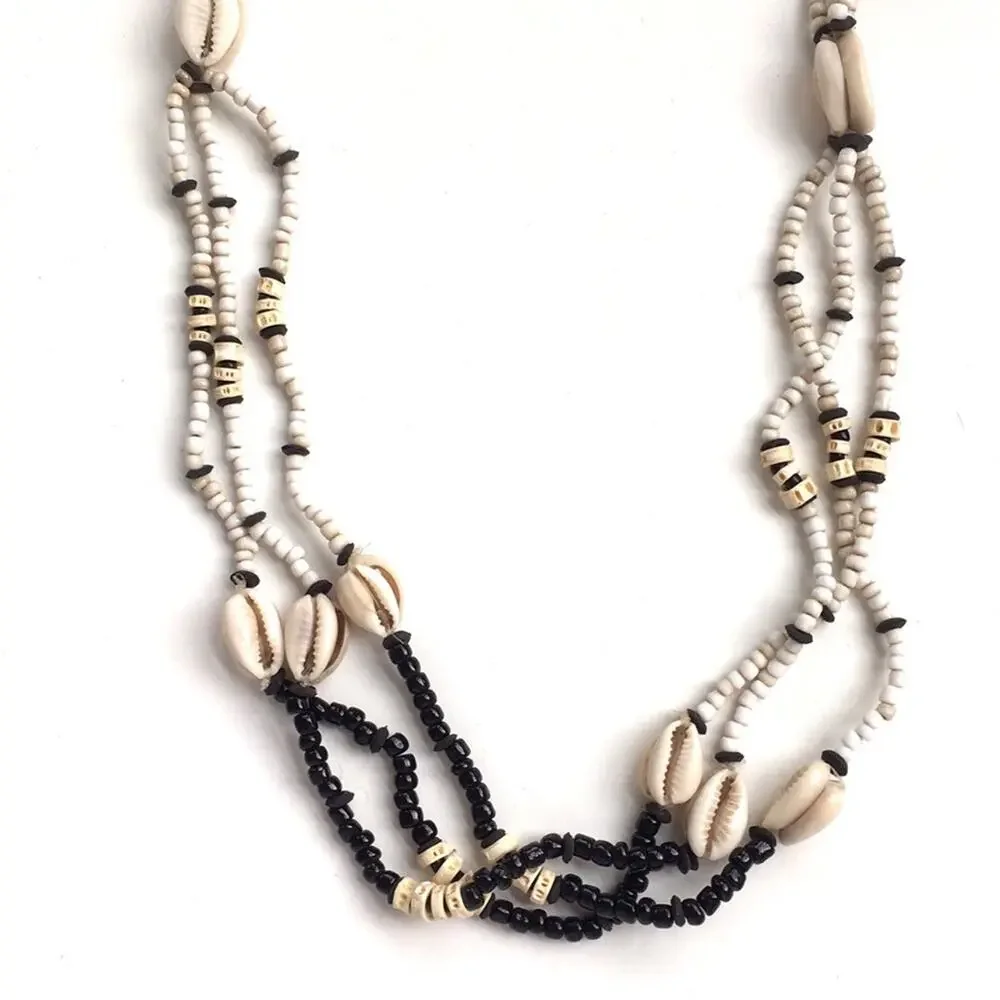 Necklace bundle of 2 Jewelry beaded summer boho - Picture 5 of 7